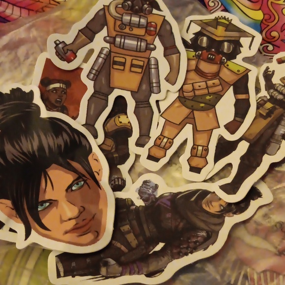 Nwot 6 apex stickers set - Picture 2 of 3